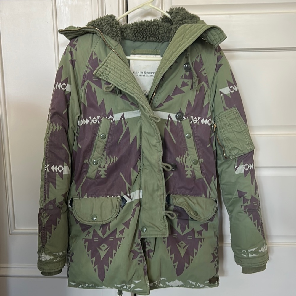 Ralph Lauren Denim & Supply Winter Down Jacket Coat Puffer